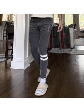 🏷️ Brave Soul Denim Studio Grey Skinny Jeans – 32R